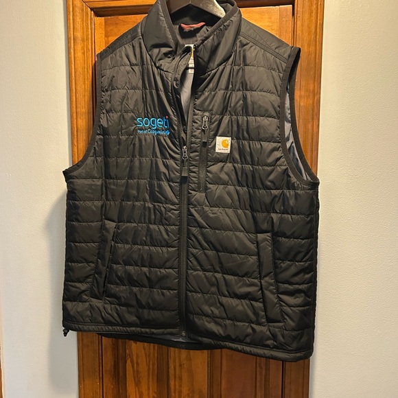 Carhartt Other - Carhartt Black Quilted Vest ( Branded)